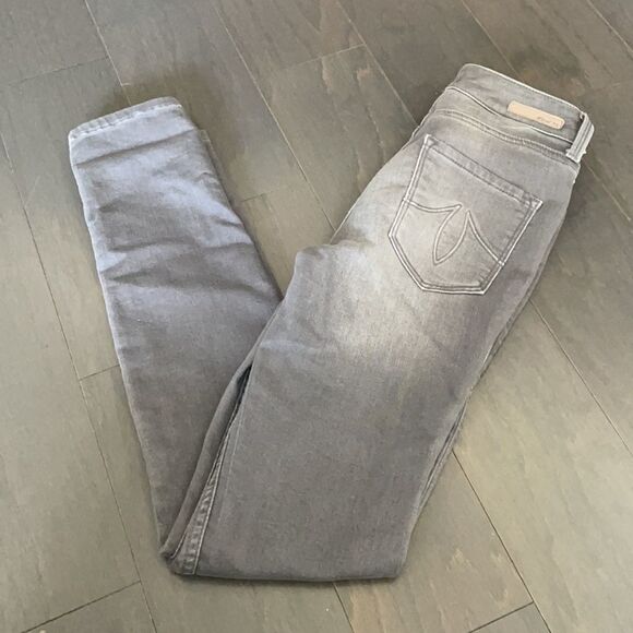 Level 99 mid-rise Liza Skinny Jeans in grey - Picture 2 of 4